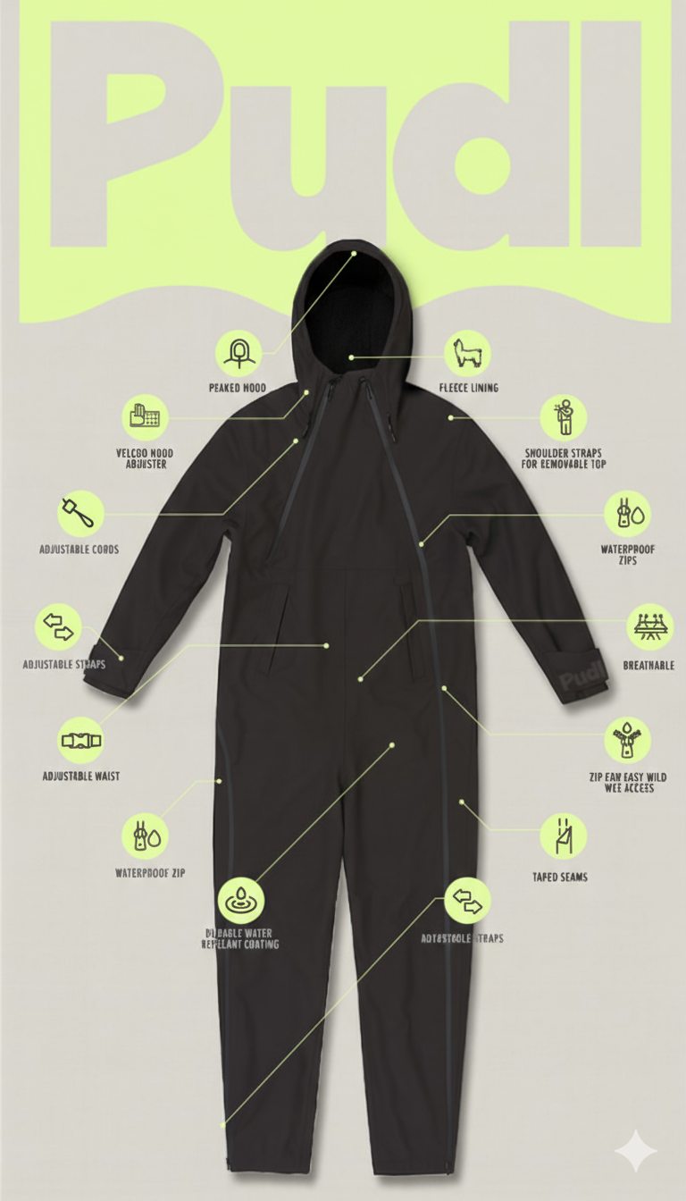 Pudl Suit features